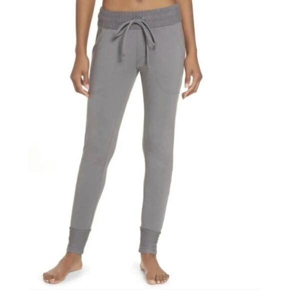 Free People X FP Movement Sunny Skinny Gray Sweatpant Size M - Picture 1 of 14